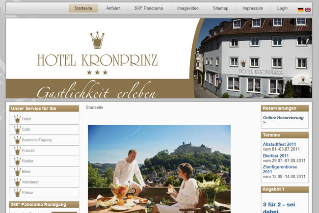 Zur Homepage Hotel Kronprinz Kulmbach