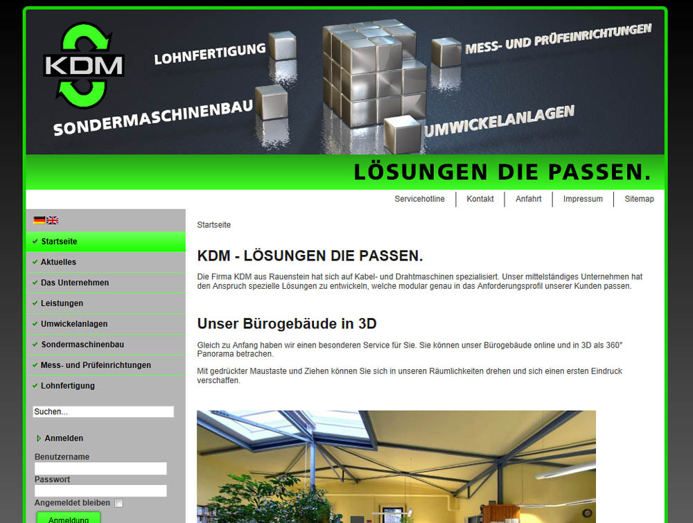 Webdesign KDM Rauenstein