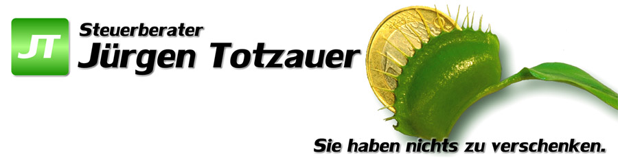 Logo, Bildmarke und Slogan für Steuerberater Totzauer in Bamberg